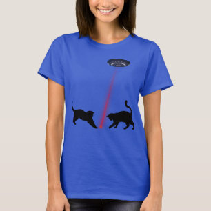 Creatures Are Fun Cats playing with Laser Dot T-Shirt