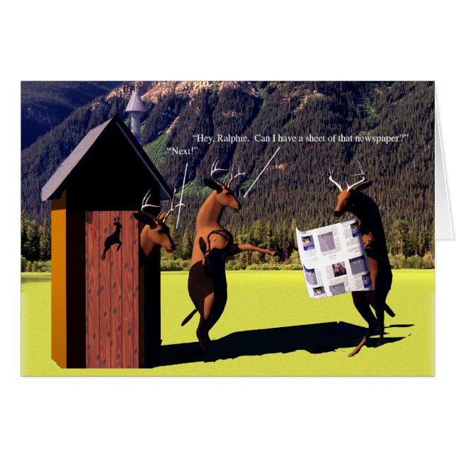 Créatures - cerfs communs, cher John - dépendance (Devant horizontal)