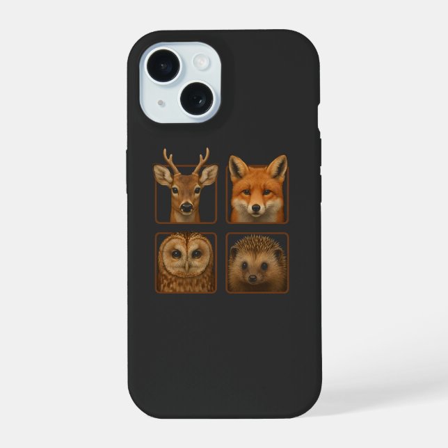 Créatures des Bois Animaux de la Forêt Cerf Renard (Verso)