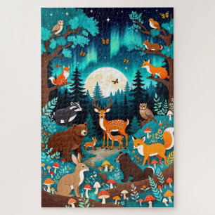 Créatures Magiques de la Forêt - Puzzle du Cerf