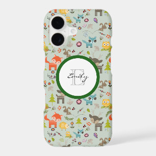 Créatures mignonnes de la forêt Motif et monogramm