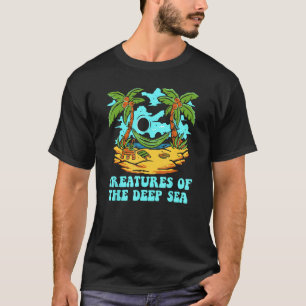 Creatures of the Deep Sea Beach Deep Diving Ocean T-Shirt