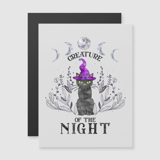 Creatures of the Night – Halloween Black Cat (Front/Back)