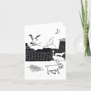 Creatures Of The Night Thank You Card