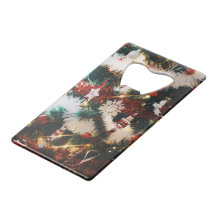 Credi card bottle opener