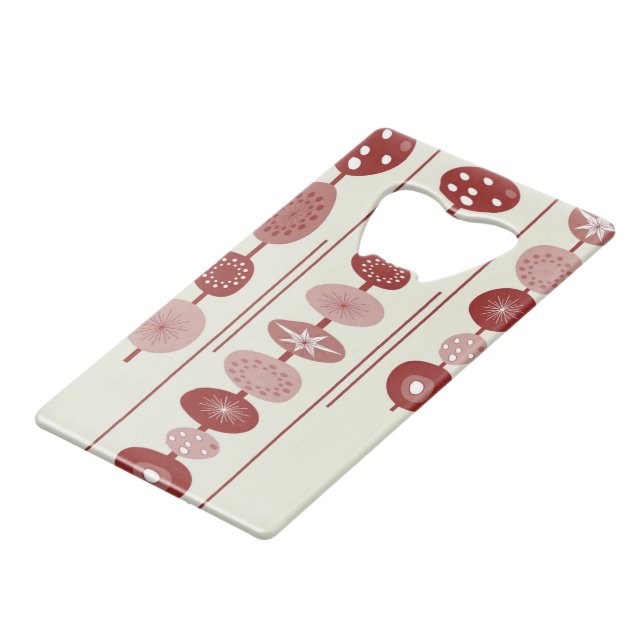 Credit Card Bottle Opener MidMod Art 2.3 (Back Angled)