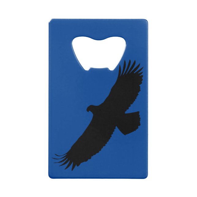 Credit Card Bottle Opener with Eagle Flying (Front)