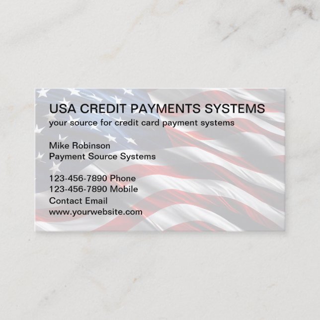 Credit Card Payment Systems Rep (Front)