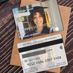 Credit Card Photo Graduation