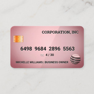 Credit Card Pink Glossy