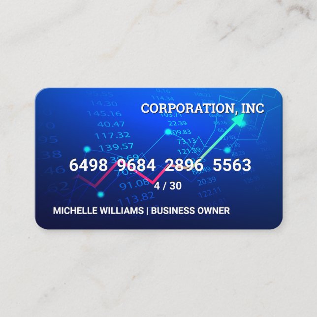 Credit Card | Stock Charts (Front)