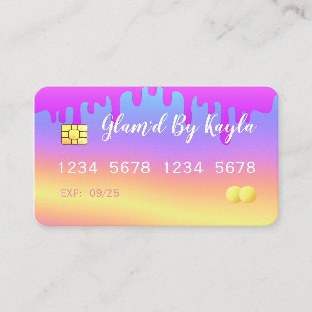 Credit Card Style Business Cards (Front)