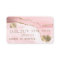 Credit Card Styled Blush Pink Agate