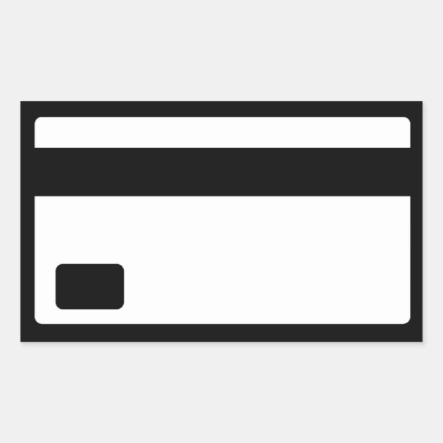 Credit Card Symbol Sticker (Front)