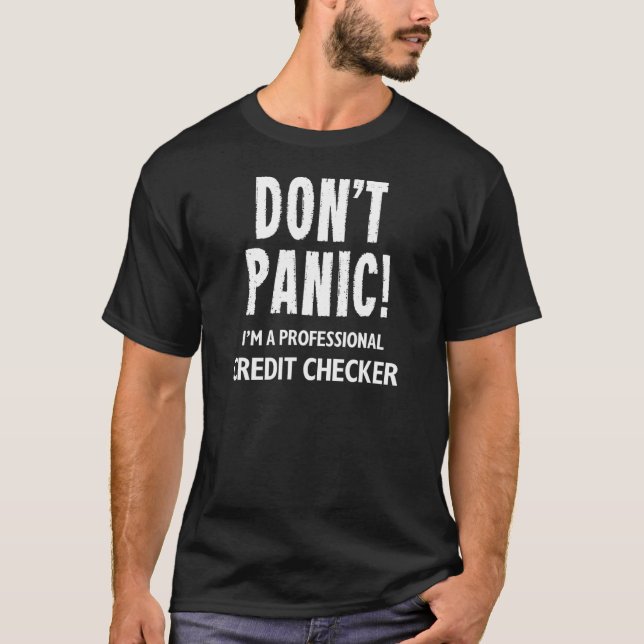 Credit Chequered T-Shirt (Front)