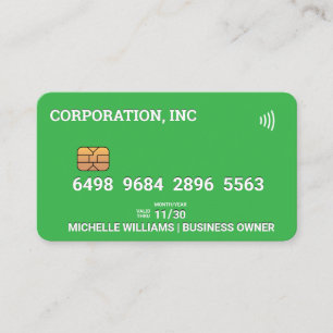 Credit   Debit Card   Green