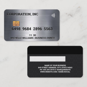 Credit Debit Card Metallic Damask Pattern