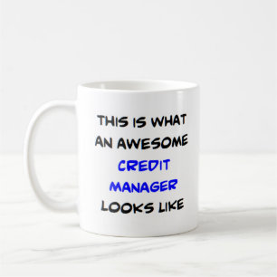 credit manager, awesome coffee mug