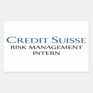 Credit Suisse Risk Management Intern Sticker