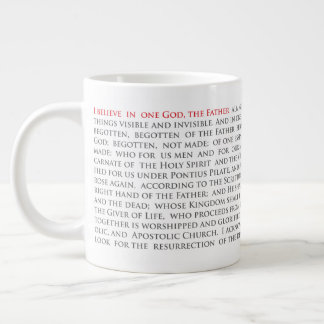 Credo chrétien orthodoxe Nicene Jumbo Mug 20oz