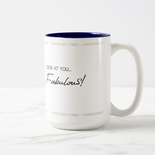 Credo Mug du coiffeur (Droit)