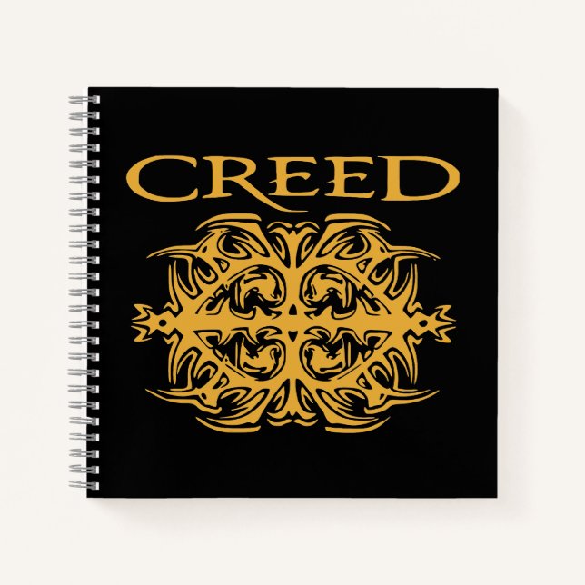 Creed Rock Band Notebook (Front)