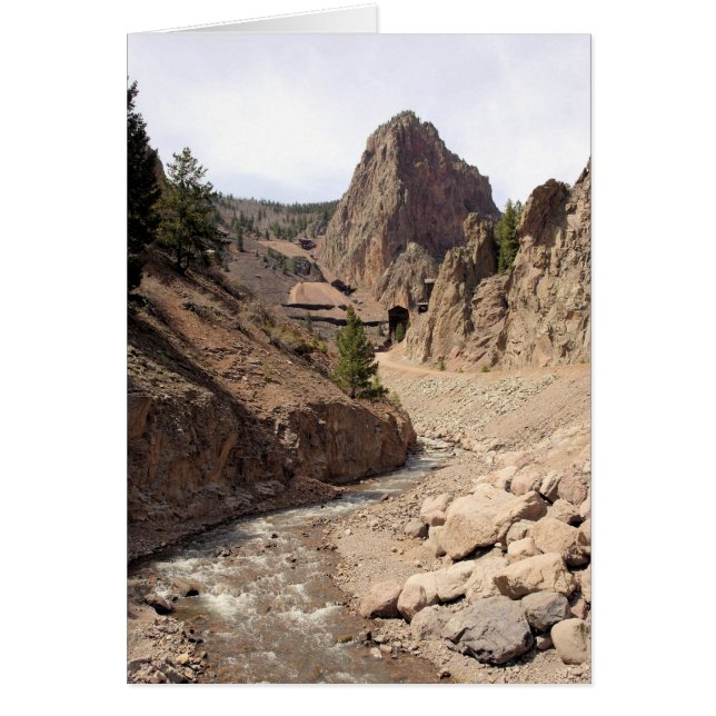 Creede, Colorado-Mountain Silver Mine-Blank Inside (Front)