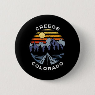 Creede Colorado Mountains Vacation Camping Souveni 2 Inch Round Button