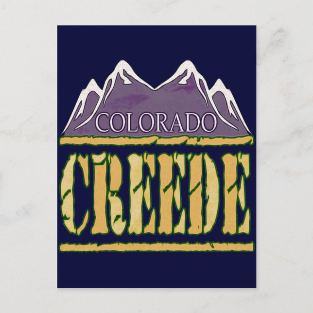 Creede, Colorado Postcard (Front)