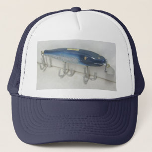 Creek Chub Pikie Blue Flash Vintage Lure Hat