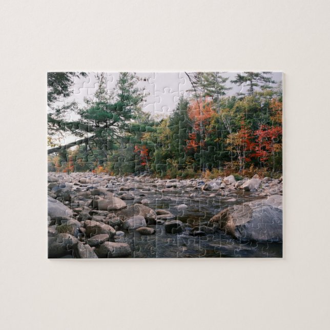 Creek in Vermont in Autumn Jigsaw Puzzle (Horizontal)