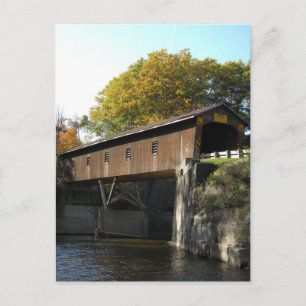 Creek Rd Bridge Ashtabula County Ohio Postcard