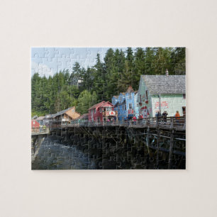 Creek Street in Ketchikan Jigsaw Puzzle