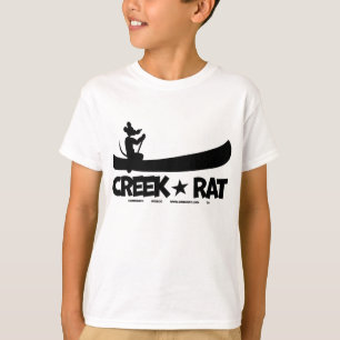 Creekrat Cartoon Studios - Creek Rat Canoe Cartoon T-Shirt