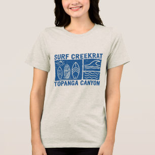 CreekRat® CreekRat Co. Topanga - Malibu - CA Tri-Blend Shirt