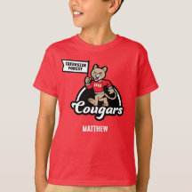 Creekside Forest Elementary Cougar Mascot T-Shirt