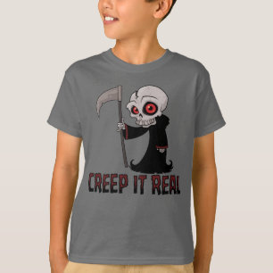 Creep It Real Cute Grim Reaper T-Shirt