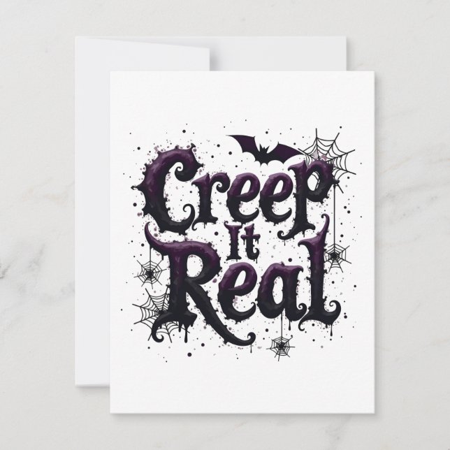 Creep It Real - Edgy Halloween Vibes (Front)