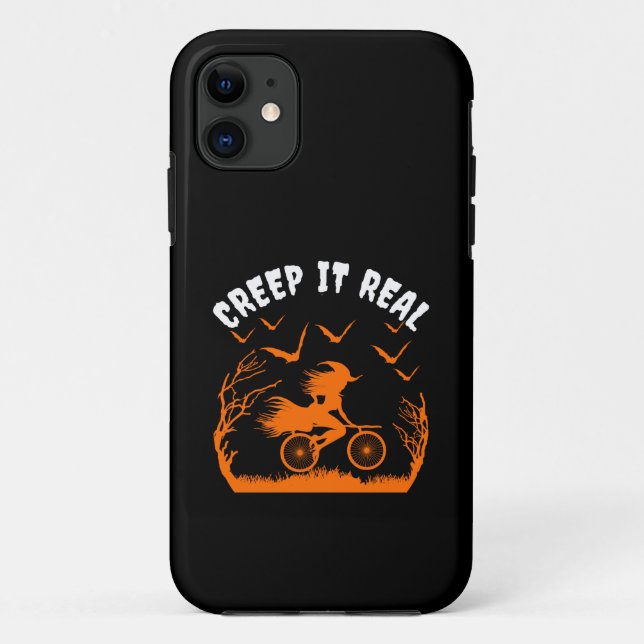 CREEP IT REAL FUNNY SARCASM Case-Mate iPhone CASE (Back)