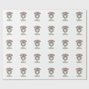 Creep It Real Ghost Disco Halloween Shirt Design_1 Wrapping Paper