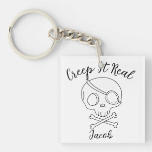 Creep It Real Halloween spooky boo Keychain