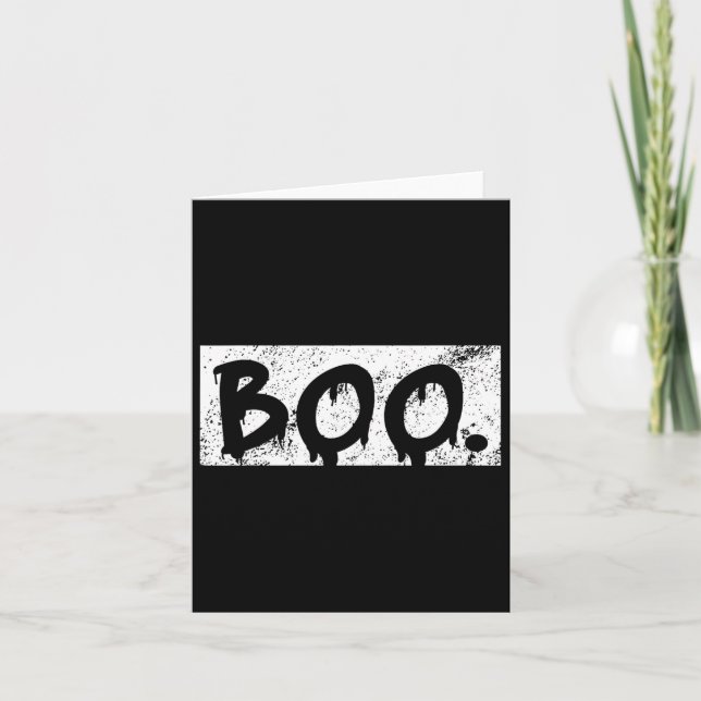 Creep It Real Skateboarding Ghost Ts Retro Hallowe Card (Front)