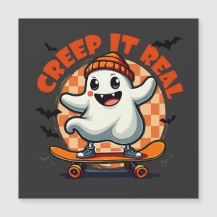 Creep it real Spooky Halloween Ghost Skating Board