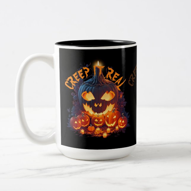  Creep It Real Two-Tone Coffee Mug (Left)