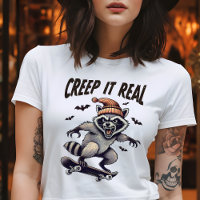 Creep It Real Vintage Raccoon Halloween