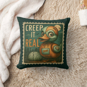 Creep It Real Zombie Duck Pillow