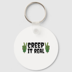 Creep It Real Zombie Hand Halloween Zombie Keychain