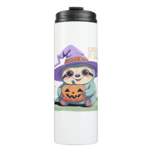 Creep It Slow � Cute Sloth Halloween Shirt  Funny  Thermal Tumbler