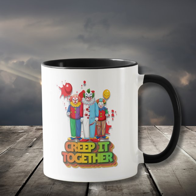 Creep It Together Halloween Clown Mug (Creator Uploaded)