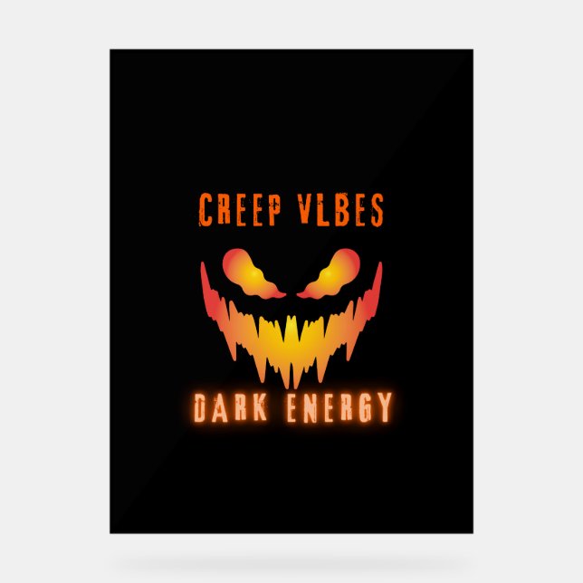 Creep Vibes Dark Energy _ Trendy Horror Streetwear (Recto)